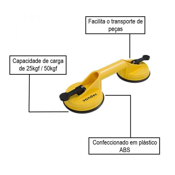 Ventosa Dupla Vonder