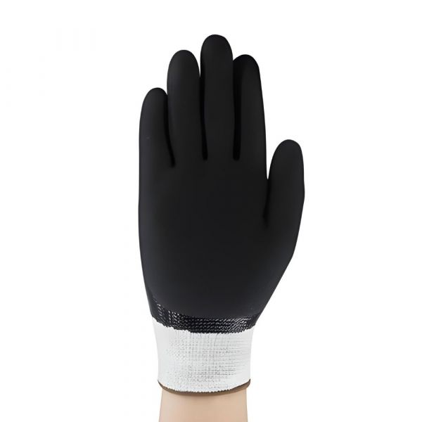 Luva Edge 48-929 Proteção Anticorte e Impermeável à Peças Oleosas Ansell