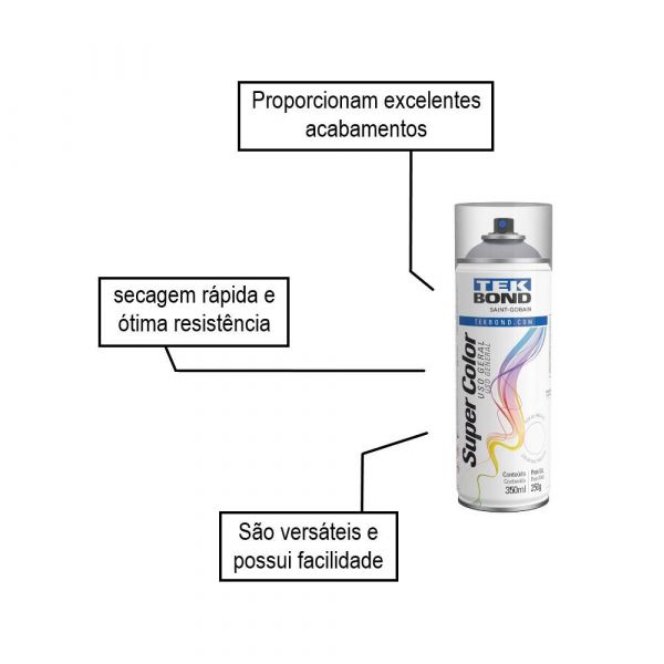 Verniz Spray Uso Geral 350ml Tekbond