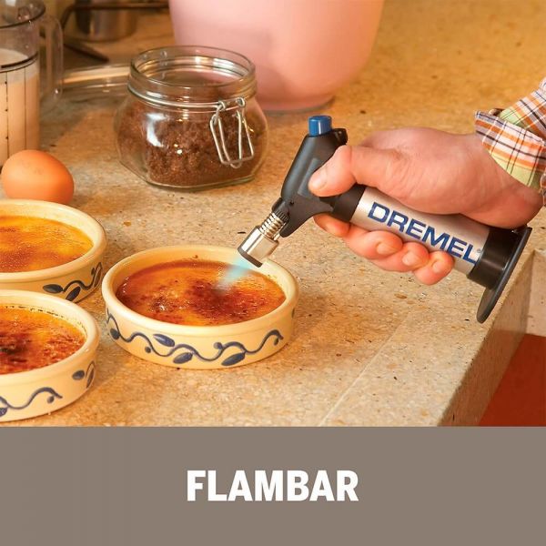 Versaflame Mini-Maçarico a Gás com 7 Acessórios