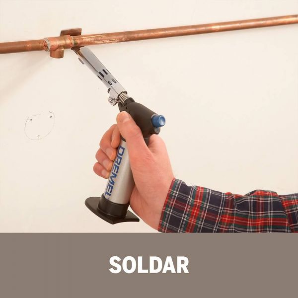 Versaflame Mini-Maçarico a Gás com 7 Acessórios