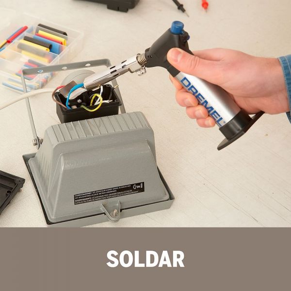 Versaflame Mini-Maçarico a Gás com 7 Acessórios