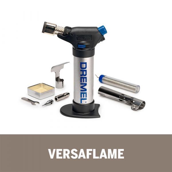 Versaflame Mini-Maçarico a Gás com 7 Acessórios