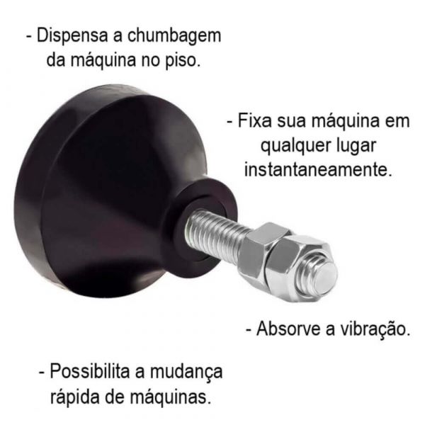 Amortecedor Vibra Stop 5/16” Micro III Vibra Stop