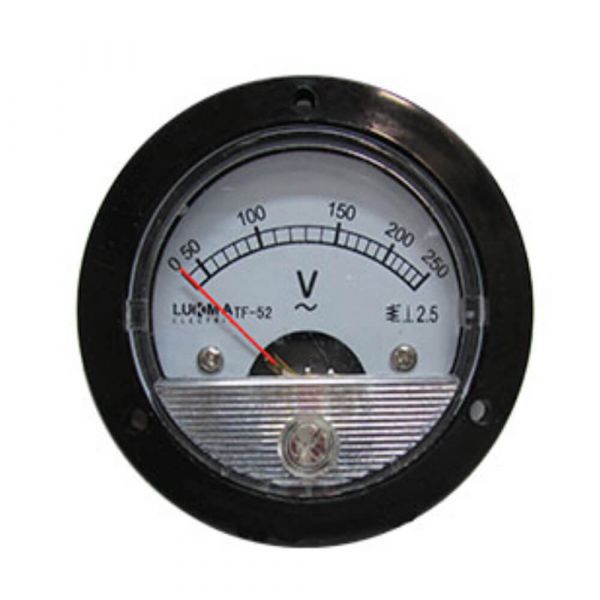 Voltímetro Analógico SF52 250V Lukma